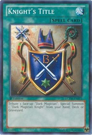 Knight's Title (LCYW-EN072) - Legendary Collection 3: Yugi's World 1st Edition Legendary Collection 3: Yugi's World Yugioh Single  Squirtle Squad Card Shop.
