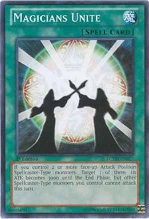 Magicians Unite (LCYW-EN077) - Legendary Collection 3: Yugi's World Unlimited Legendary Collection 3: Yugi's World Yugioh Single  Squirtle Squad Card Shop.