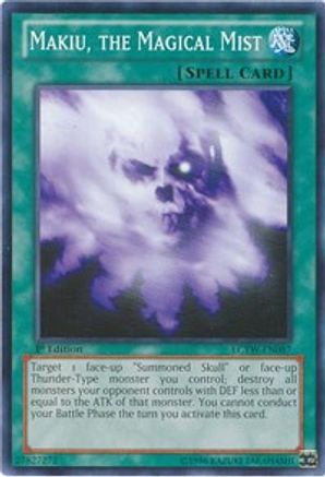 Makiu, the Magical Mist (LCYW-EN087) - Legendary Collection 3: Yugi's World 1st Edition Legendary Collection 3: Yugi's World Yugioh Single  Squirtle Squad Card Shop.