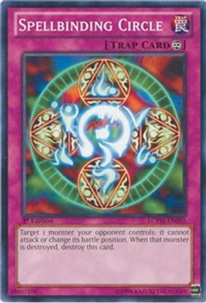 Spellbinding Circle (LCYW-EN092) - Legendary Collection 3: Yugi's World Unlimited Legendary Collection 3: Yugi's World Yugioh Single  Squirtle Squad Card Shop.