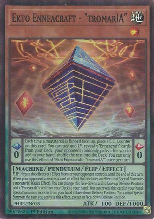 Ekto Enneacraft - "tromarIA" (Super Rare) (PHRE-EN018) - Phantom Revenge 1st Edition Phantom Revenge Yugioh Single  Squirtle Squad Card Shop.