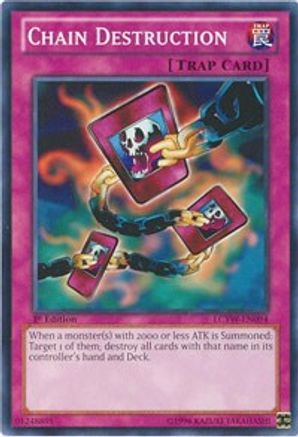 Chain Destruction (LCYW-EN094) - Legendary Collection 3: Yugi's World 1st Edition Legendary Collection 3: Yugi's World Yugioh Single  Squirtle Squad Card Shop.