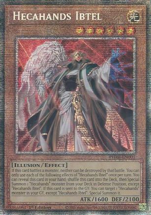 Hecahands Ibtel (Starlight Rare) (PHRE-EN001) - Phantom Revenge 1st Edition Phantom Revenge Yugioh Single  Squirtle Squad Card Shop.