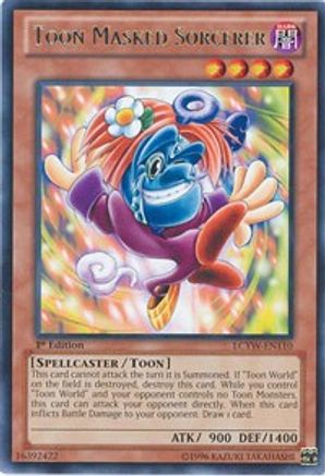 Toon Masked Sorcerer (LCYW-EN110) - Legendary Collection 3: Yugi's World 1st Edition Legendary Collection 3: Yugi's World Yugioh Single  Squirtle Squad Card Shop.