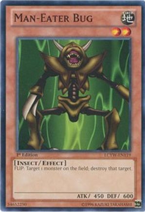 Man-Eater Bug (LCYW-EN119) - Legendary Collection 3: Yugi's World Unlimited Legendary Collection 3: Yugi's World Yugioh Single  Squirtle Squad Card Shop.