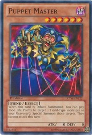 Puppet Master (LCYW-EN122) - Legendary Collection 3: Yugi's World 1st Edition Legendary Collection 3: Yugi's World Yugioh Single  Squirtle Squad Card Shop.