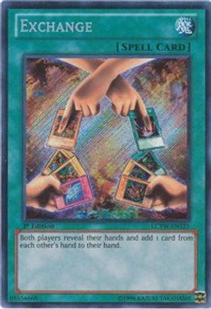 Exchange (LCYW-EN125) - Legendary Collection 3: Yugi's World 1st Edition Legendary Collection 3: Yugi's World Yugioh Single  Squirtle Squad Card Shop.