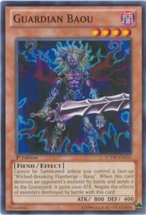 Guardian Baou (LCYW-EN132) - Legendary Collection 3: Yugi's World Unlimited Legendary Collection 3: Yugi's World Yugioh Single  Squirtle Squad Card Shop.