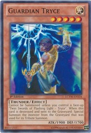 Guardian Tryce (LCYW-EN134) - Legendary Collection 3: Yugi's World 1st Edition Legendary Collection 3: Yugi's World Yugioh Single  Squirtle Squad Card Shop.
