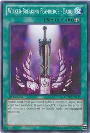 Wicked-Breaking Flamberge - Baou (LCYW-EN139) - Legendary Collection 3: Yugi's World Unlimited Legendary Collection 3: Yugi's World Yugioh Single  Squirtle Squad Card Shop.