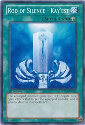 Rod of Silence - Kay'est (LCYW-EN140) - Legendary Collection 3: Yugi's World 1st Edition Legendary Collection 3: Yugi's World Yugioh Single  Squirtle Squad Card Shop.