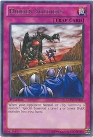 Hidden Soldiers (LCYW-EN146) - Legendary Collection 3: Yugi's World Unlimited Legendary Collection 3: Yugi's World Yugioh Single  Squirtle Squad Card Shop.