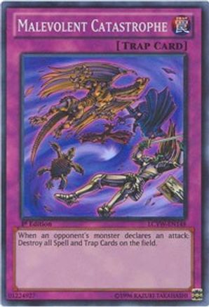 Malevolent Catastrophe (LCYW-EN148) - Legendary Collection 3: Yugi's World Unlimited Legendary Collection 3: Yugi's World Yugioh Single  Squirtle Squad Card Shop.