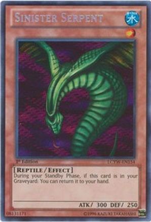 Sinister Serpent (LCYW-EN154) - Legendary Collection 3: Yugi's World Unlimited Legendary Collection 3: Yugi's World Yugioh Single  Squirtle Squad Card Shop.