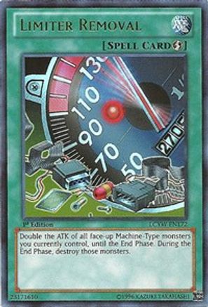 Limiter Removal (LCYW-EN172) - Legendary Collection 3: Yugi's World Unlimited Legendary Collection 3: Yugi's World Yugioh Single  Squirtle Squad Card Shop.