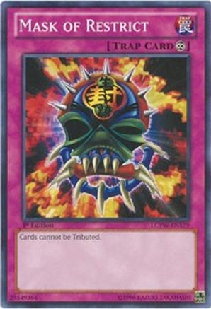 Mask of Restrict (LCYW-EN179) - Legendary Collection 3: Yugi's World 1st Edition Legendary Collection 3: Yugi's World Yugioh Single  Squirtle Squad Card Shop.