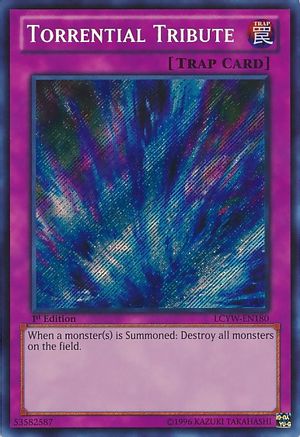 Torrential Tribute (LCYW-EN180) - Legendary Collection 3: Yugi's World 1st Edition Legendary Collection 3: Yugi's World Yugioh Single  Squirtle Squad Card Shop.