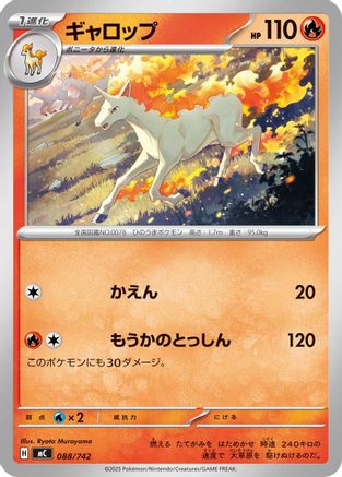 Rapidash - 088/742 (088/742) - Start Deck 100 Battle Collection Start Deck 100 Battle Collection Pokemon Japanese Single  Squirtle Squad Card Shop.