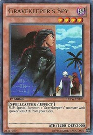 Gravekeeper's Spy (LCYW-EN183) - Legendary Collection 3: Yugi's World 1st Edition Legendary Collection 3: Yugi's World Yugioh Single  Squirtle Squad Card Shop.