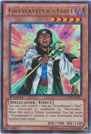Gravekeeper's Chief (LCYW-EN187) - Legendary Collection 3: Yugi's World Unlimited Legendary Collection 3: Yugi's World Yugioh Single  Squirtle Squad Card Shop.