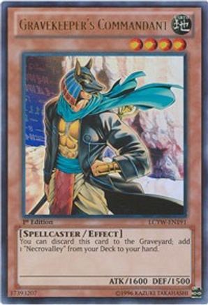 Gravekeeper's Commandant (LCYW-EN191) - Legendary Collection 3: Yugi's World Unlimited Legendary Collection 3: Yugi's World Yugioh Single  Squirtle Squad Card Shop.