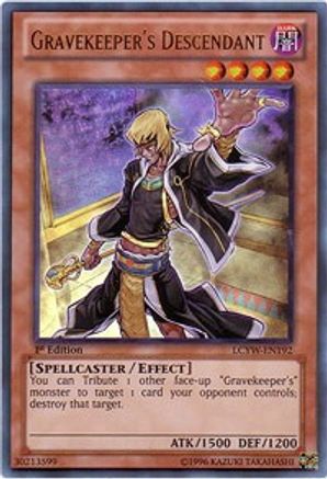 Gravekeeper's Descendant (LCYW-EN192) - Legendary Collection 3: Yugi's World Unlimited Legendary Collection 3: Yugi's World Yugioh Single  Squirtle Squad Card Shop.