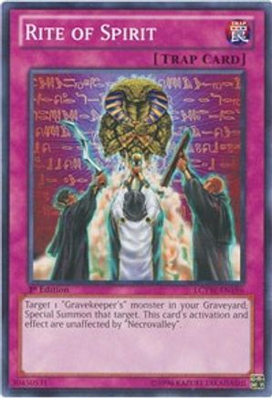 Rite of Spirit (LCYW-EN196) - Legendary Collection 3: Yugi's World 1st Edition Legendary Collection 3: Yugi's World Yugioh Single  Squirtle Squad Card Shop.