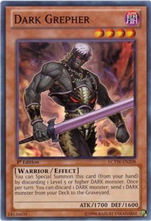 Dark Grepher (LCYW-EN208) - Legendary Collection 3: Yugi's World Unlimited Legendary Collection 3: Yugi's World Yugioh Single  Squirtle Squad Card Shop.