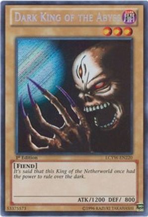 Dark King of the Abyss (LCYW-EN220) - Legendary Collection 3: Yugi's World Unlimited Legendary Collection 3: Yugi's World Yugioh Single  Squirtle Squad Card Shop.