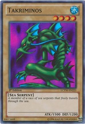 Takriminos (LCYW-EN223) - Legendary Collection 3: Yugi's World Unlimited Legendary Collection 3: Yugi's World Yugioh Single  Squirtle Squad Card Shop.