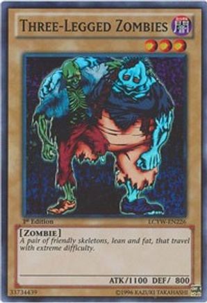 Three-Legged Zombies (LCYW-EN226) - Legendary Collection 3: Yugi's World Unlimited Legendary Collection 3: Yugi's World Yugioh Single  Squirtle Squad Card Shop.