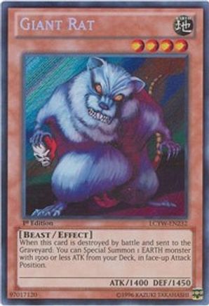 Giant Rat (LCYW-EN232) - Legendary Collection 3: Yugi's World Unlimited Legendary Collection 3: Yugi's World Yugioh Single  Squirtle Squad Card Shop.