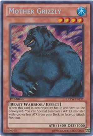 Mother Grizzly (LCYW-EN237) - Legendary Collection 3: Yugi's World 1st Edition Legendary Collection 3: Yugi's World Yugioh Single  Squirtle Squad Card Shop.