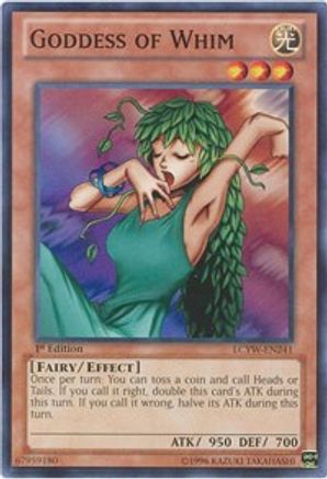 Goddess of Whim (LCYW-EN241) - Legendary Collection 3: Yugi's World 1st Edition Legendary Collection 3: Yugi's World Yugioh Single  Squirtle Squad Card Shop.
