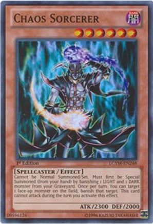 Chaos Sorcerer (LCYW-EN248) - Legendary Collection 3: Yugi's World Unlimited Legendary Collection 3: Yugi's World Yugioh Single  Squirtle Squad Card Shop.