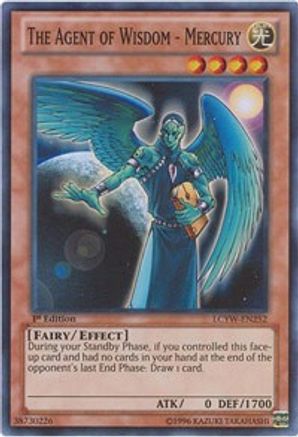 The Agent of Wisdom - Mercury (LCYW-EN252) - Legendary Collection 3: Yugi's World Unlimited Legendary Collection 3: Yugi's World Yugioh Single  Squirtle Squad Card Shop.