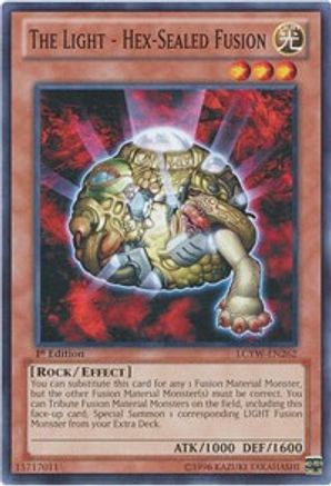 The Light - Hex-Sealed Fusion (LCYW-EN262) - Legendary Collection 3: Yugi's World 1st Edition Legendary Collection 3: Yugi's World Yugioh Single  Squirtle Squad Card Shop.