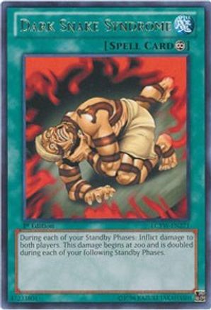 Dark Snake Syndrome (LCYW-EN271) - Legendary Collection 3: Yugi's World 1st Edition Legendary Collection 3: Yugi's World Yugioh Single  Squirtle Squad Card Shop.