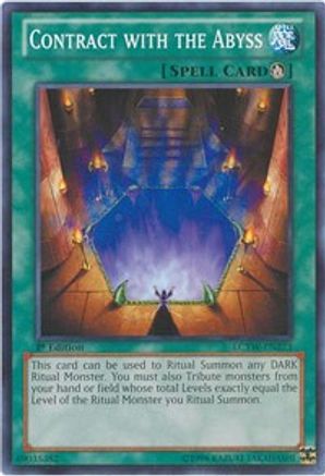 Contract with the Abyss (LCYW-EN273) - Legendary Collection 3: Yugi's World Unlimited Legendary Collection 3: Yugi's World Yugioh Single  Squirtle Squad Card Shop.