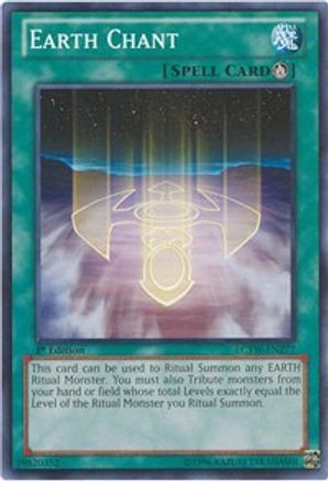 Earth Chant (LCYW-EN277) - Legendary Collection 3: Yugi's World 1st Edition Legendary Collection 3: Yugi's World Yugioh Single  Squirtle Squad Card Shop.