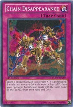 Chain Disappearance (LCYW-EN289) - Legendary Collection 3: Yugi's World Unlimited Legendary Collection 3: Yugi's World Yugioh Single  Squirtle Squad Card Shop.