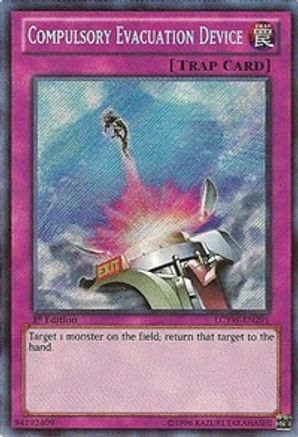 Compulsory Evacuation Device (LCYW-EN291) - Legendary Collection 3: Yugi's World Unlimited Legendary Collection 3: Yugi's World Yugioh Single  Squirtle Squad Card Shop.