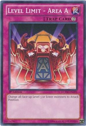 Level Limit - Area A (LCYW-EN299) - Legendary Collection 3: Yugi's World Unlimited Legendary Collection 3: Yugi's World Yugioh Single  Squirtle Squad Card Shop.