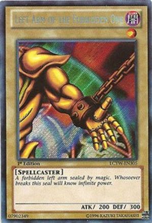 Left Arm of the Forbidden One (LCYW-EN305) - Legendary Collection 3: Yugi's World Unlimited Legendary Collection 3: Yugi's World Yugioh Single  Squirtle Squad Card Shop.