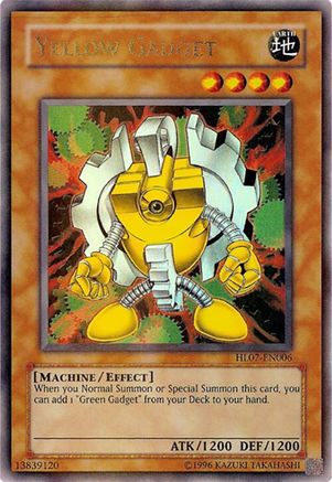 Yellow Gadget (HL07-EN006) - Hobby League 7 Unlimited Hobby League 7 Yugioh Single  Squirtle Squad Card Shop.