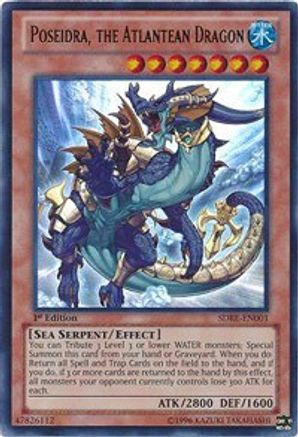 Poseidra, the Atlantean Dragon (SDRE-EN001) - Structure Deck: Realm of the Sea Emperor 1st Edition Structure Deck: Realm of the Sea Emperor Yugioh Single  Squirtle Squad Card Shop.