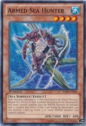 Armed Sea Hunter (SDRE-EN008) - Structure Deck: Realm of the Sea Emperor 1st Edition Structure Deck: Realm of the Sea Emperor Yugioh Single  Squirtle Squad Card Shop.
