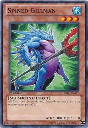 Spined Gillman (SDRE-EN009) - Structure Deck: Realm of the Sea Emperor 1st Edition Structure Deck: Realm of the Sea Emperor Yugioh Single  Squirtle Squad Card Shop.