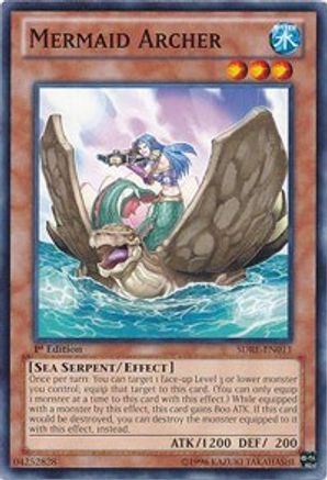 Mermaid Archer (SDRE-EN011) - Structure Deck: Realm of the Sea Emperor 1st Edition Structure Deck: Realm of the Sea Emperor Yugioh Single  Squirtle Squad Card Shop.