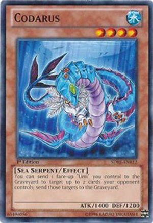Codarus (SDRE-EN012) - Structure Deck: Realm of the Sea Emperor 1st Edition Structure Deck: Realm of the Sea Emperor Yugioh Single  Squirtle Squad Card Shop.